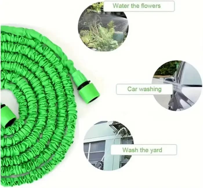 1 ensemble tuyau d'arrosage tuyau d'eau tuyau magique extensible 7 modèles pistolet à eau Pot de mou