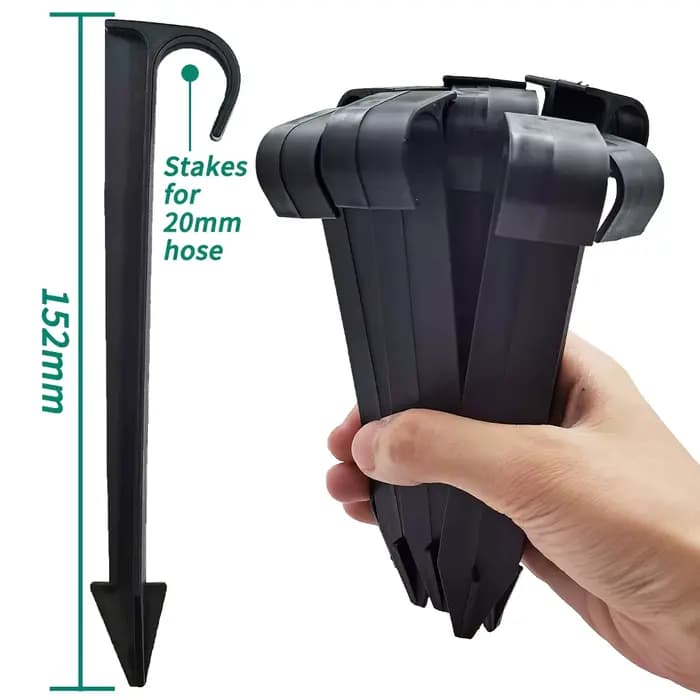 Oasis-Supports de tuyau d'arrosage de type C, pour tube PE 1/2 3/4, d'argile goutte à goutte, raccor