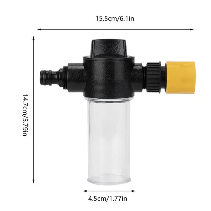 Pulvérisateur d'engrais 100 ml, embout de tuyau d'arrosage pour engrais liquide pour plantes, pelouse, jardin, cour, terrasse, distributeur facile