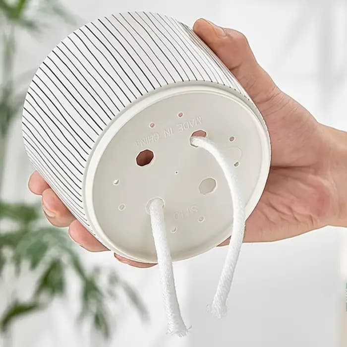 Pot de Fleurs Hydroponique existent avec Corde en Coton