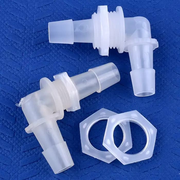 Connecteurs coudés pagode PP M6 ~ G1/2 à 2.4-11.1mm, 5 à 200 pièces, Joints de tuyau de pompe à Air