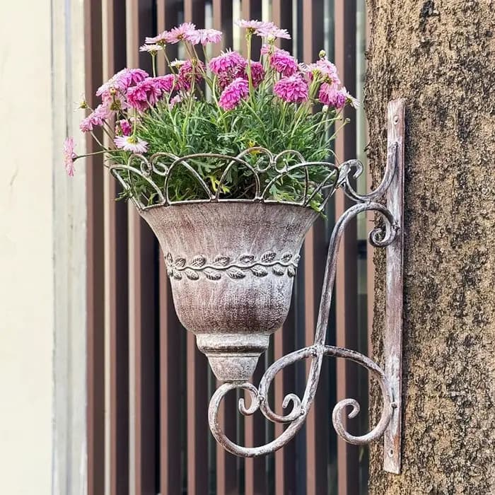 Jardinière de panier de fleurs de jardin