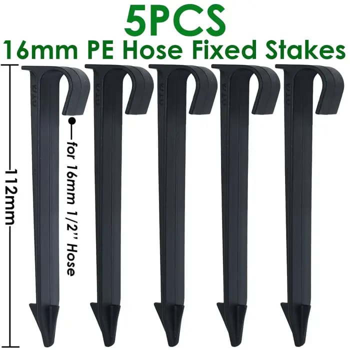Sprycle 5 pièces 16mm 1/2 ''PVC connecteur de tuyau de jardin arrosage goutte à goutte irrigation co