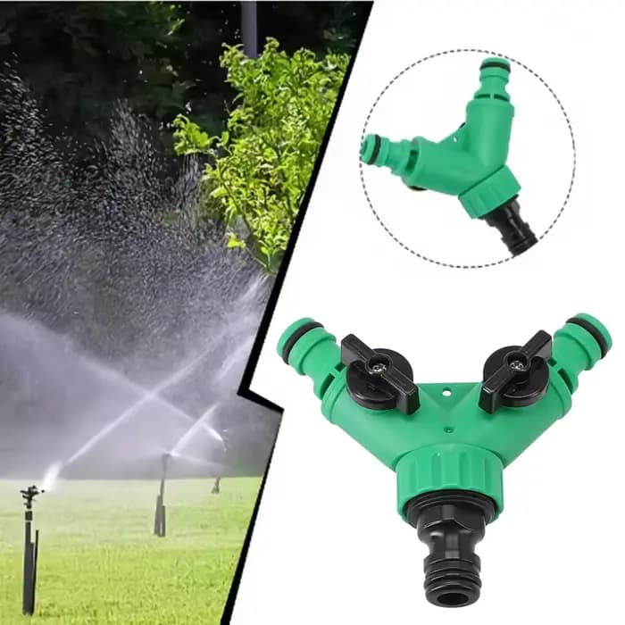 Connecteurs de tuyaux d'eau de jardin, adaptateur de tuyau, Valve de séparation de tuyau en forme de