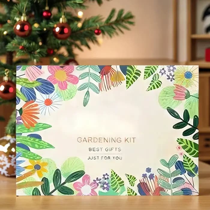 Calendrier de noël, ensemble de jardin de l'avent