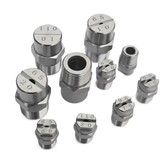 1 pièces 1/8 "1/4: buse de ventilateur plat HVV H-U, buse de Jet de vis, pulvérisateur industriel, J
