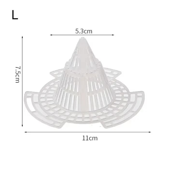 Joint de maille de fond de Pot de fleur, conception d'aile fixe, forte ténacité, améliore le Drainag