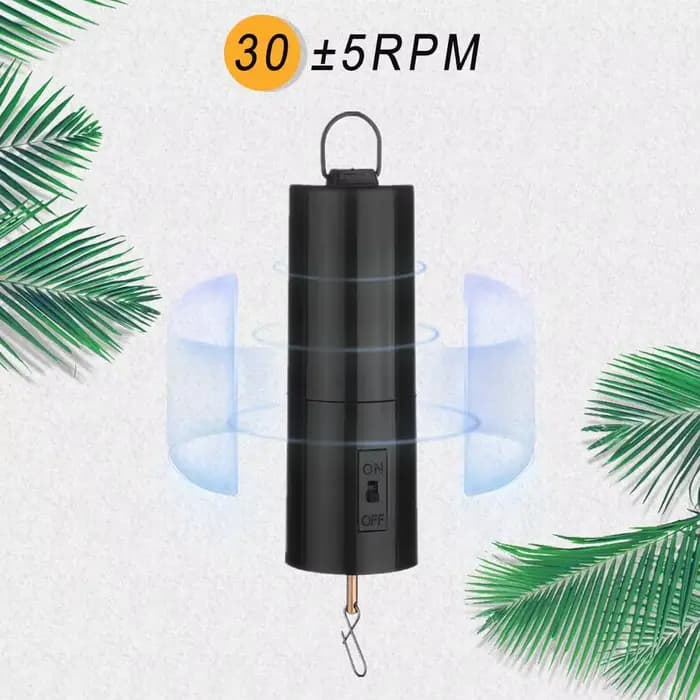 Carillon éolien rotatif suspendu, 30 tr/min, alimenté par batterie, pour boules Disco d'intérieur, o