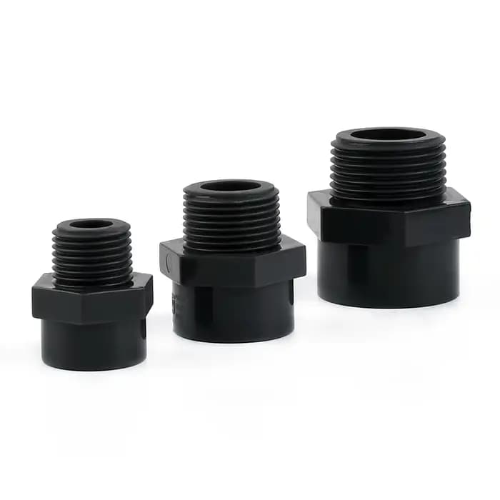Connecteurs de tuyaux d'eau d'irrigation de jardin, filetage femelle/mâle gris foncé, accessoire en