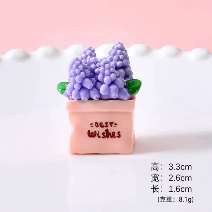 Miniatures de pots de fleurs en résine, figurines de tournesol et de rose, accessoires de décoration DIY pour bureau et voiture, fournitures d'artisanat crème