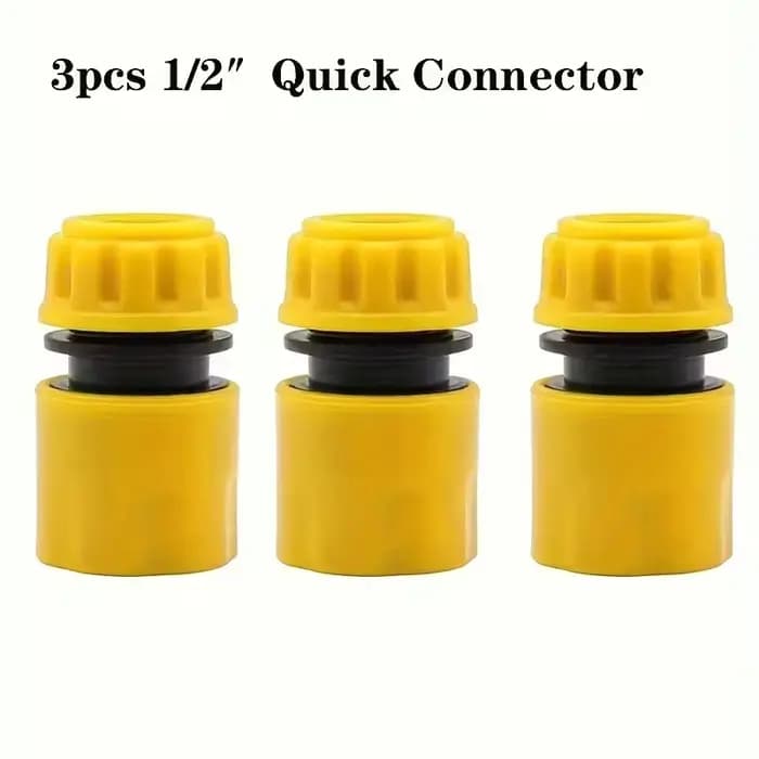 Adaptateur de tuyau d'arrosage à connexion rapide, connecteur Double mâle de 1/2 pouces pour système