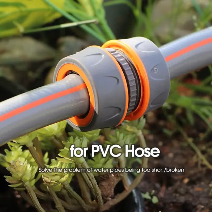 Connecteur rapide pour tuyau d'arrosage, coupleur de tuyau de 1/2 3/4 pouces, connecteur d'arrêt d'e