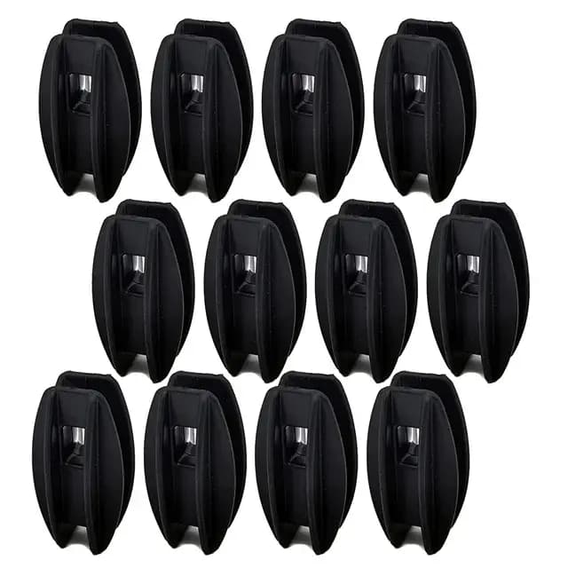 Isolateur de clôture électrique en plastique noir stabilisé UV