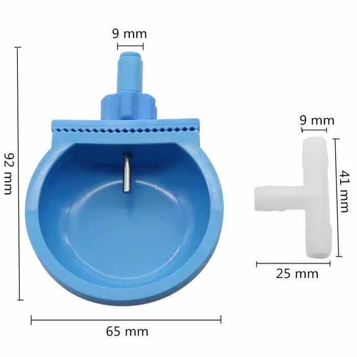 Tuyau de 5M avec Kit de buveur de lapin, équipement d'élevage de lapin, bol d'eau potable anti-rayur