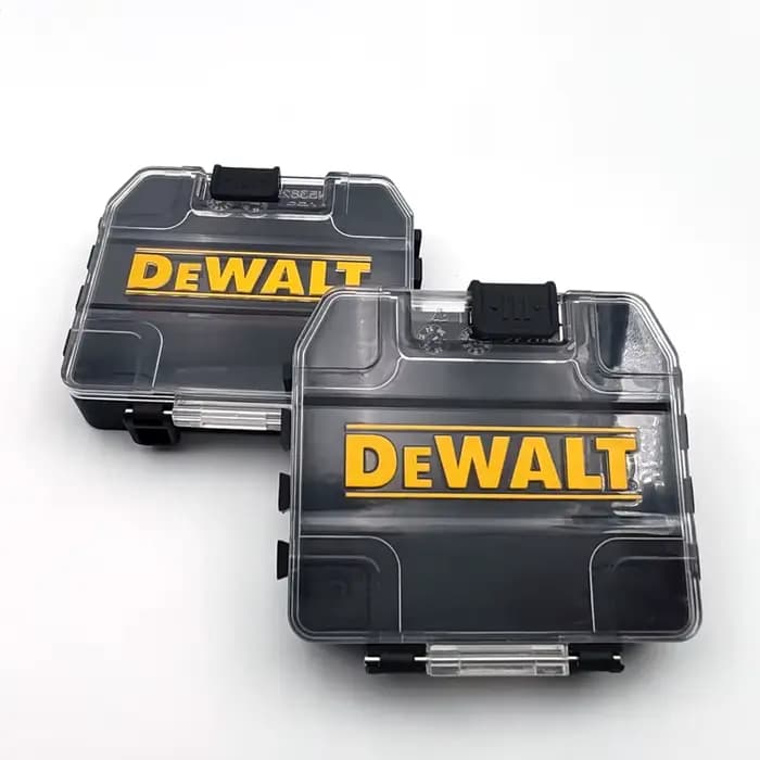 DEWALT TSTAK Mini étui robuste noir petite boîte à outils empilable amovible rangement forets outil accessoires