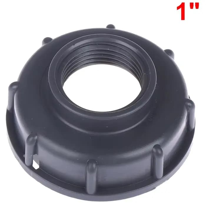 Raccords durables pour réservoir IBC, capuchon fileté grossier S60X6, filetage femelle 60 mm vers ad
