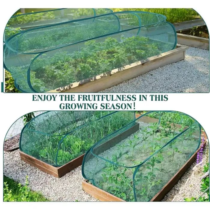 Couverture de protection pour plantes en maille pop-up