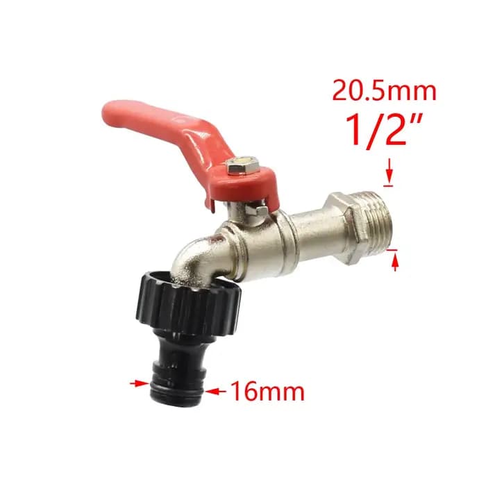 Adaptateur de robinet de réservoir IBC Durable