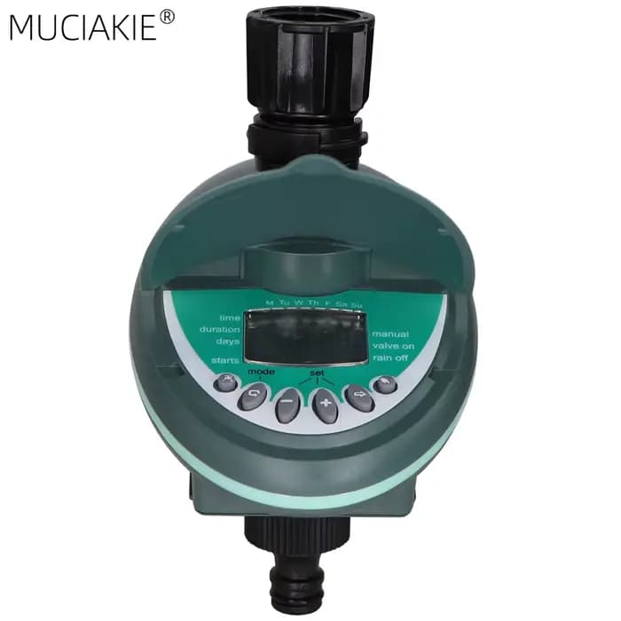 Minuterie d'irrigation de jardin avec écran LCD, contrôleur d'arrosage hebdomadaire 03/pigments, arr