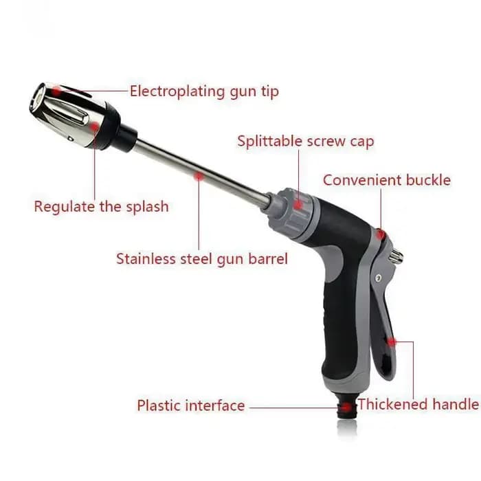 Pistolet de lavage haute pression portable pour voitures, outil de nettoyage automobile, arroseur de