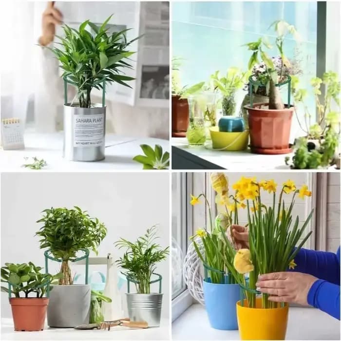 Support de Pile de Support de plante en plastique, 1 à 48 pièces, Pile de Support de plante pour fle