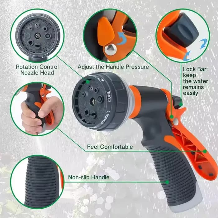Ensemble de pistolets de pulvérisation de jardin à haute pression