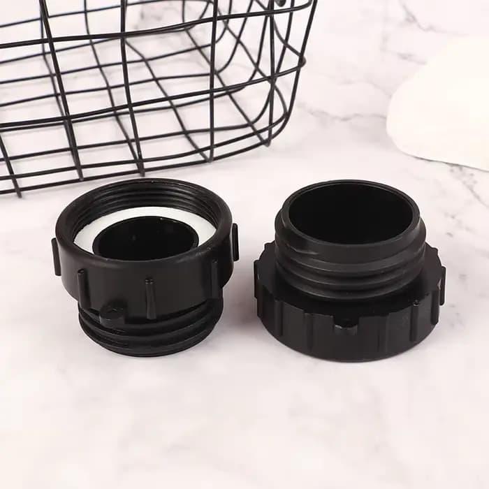 Adaptateur de réservoir IBC pour vanne Schutz, filetage fin de 62mm à raccords à filetage grossier d