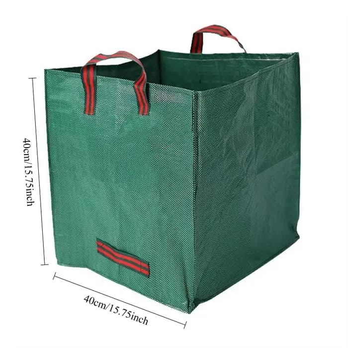 Sac de rangement de jardin robuste de 60/125 L | Sac de ramassage de feuilles et de débris de jard