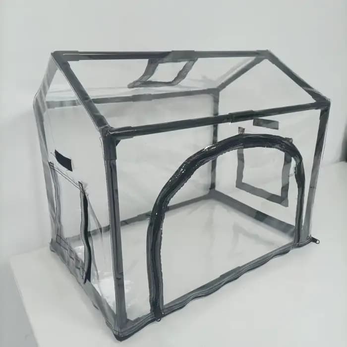 Nouvelle mini serre portative isolée résistante au froid-utilisation de jardin extérieur avec portes à double fermeture