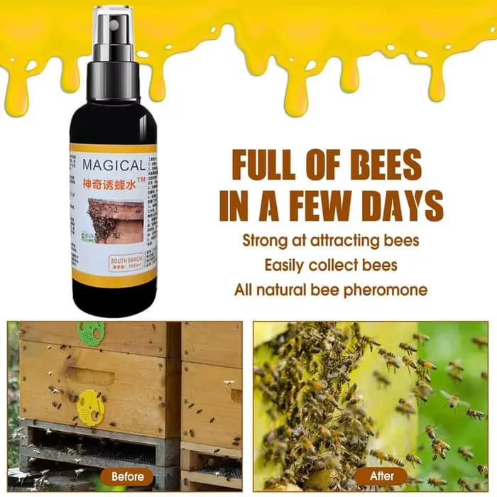 100ml abeille attractif Spray polyvalent charpentier atrayant leurre efficace convivial