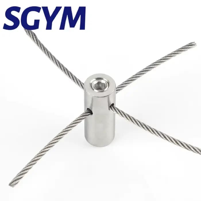 SGYM-Analyste de treillis en acier inoxydable pour plantes grimpantes, mur vert, moyeux de fil, câbl
