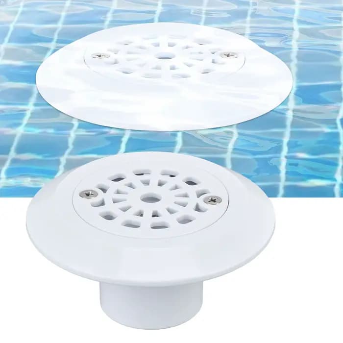 Sortie d'eau de piscine en plastique, vidange de sol blanche, accessoire de proximité pour piscines,