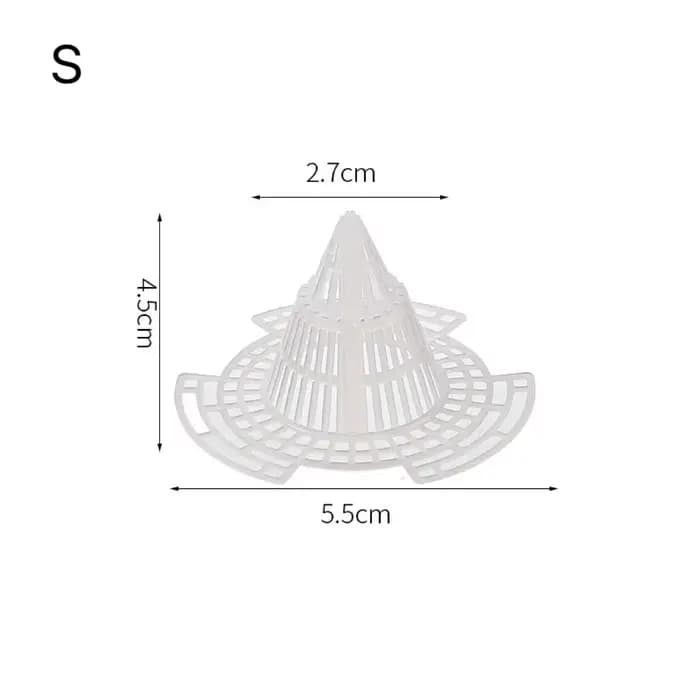 Joint de maille de fond de Pot de fleur, conception d'aile fixe, forte ténacité, améliore le Drainag