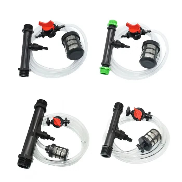 1/2 "3/4" 1 "1.5 pouces fil Agriculture Irrigation Venturi engrais injecteur ensemble serre Irrigati