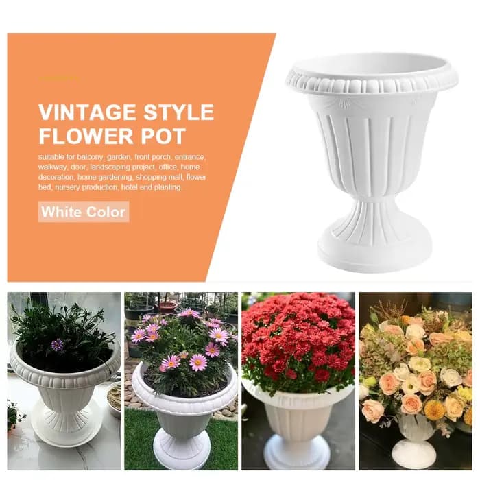 Grand Pot colonne romaine Pot de fleur extérieur
