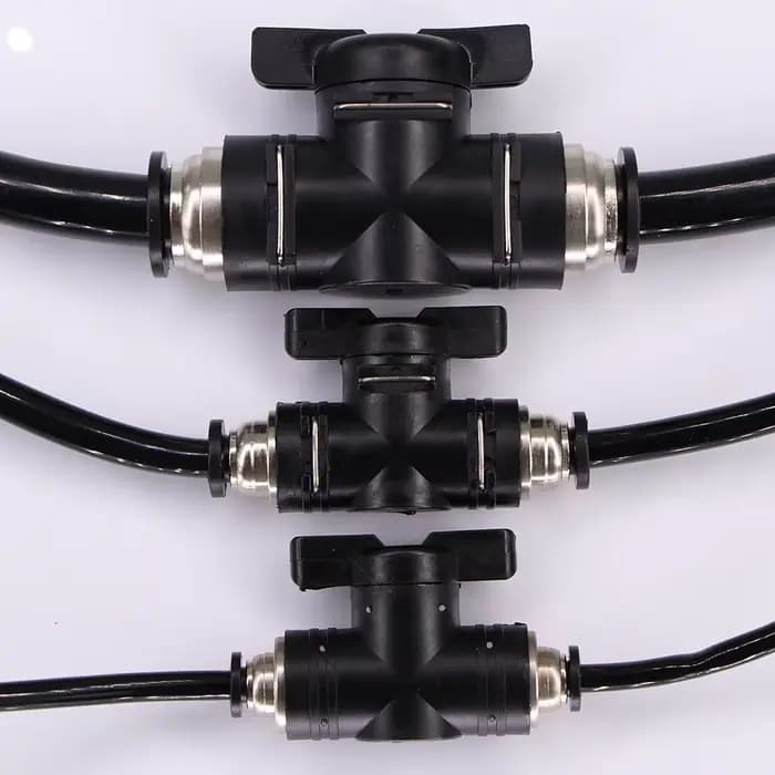 Adaptateur de tuyau à robinet à bille 4-16mm, 1 pièce, verrouillage coulissant, connecteur à dégagem