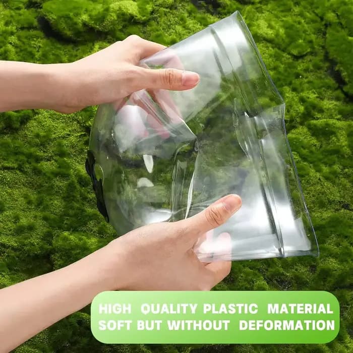 Mini cloches de serre en plastique réutilisables