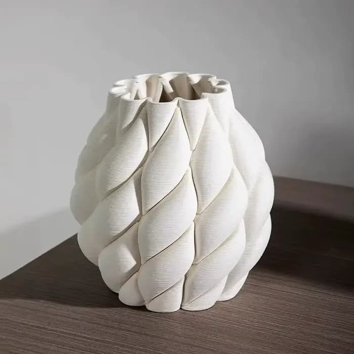 Vases en céramique décor moderne Vase à fleurs bureau