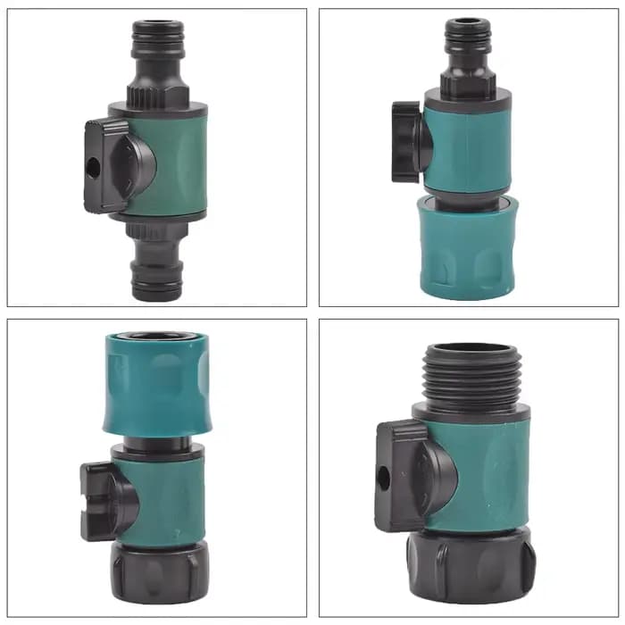 Valve en plastique avec connecteur rapide, filetage femelle 3/4 ", filetage mâle 3/4", Agriculture,