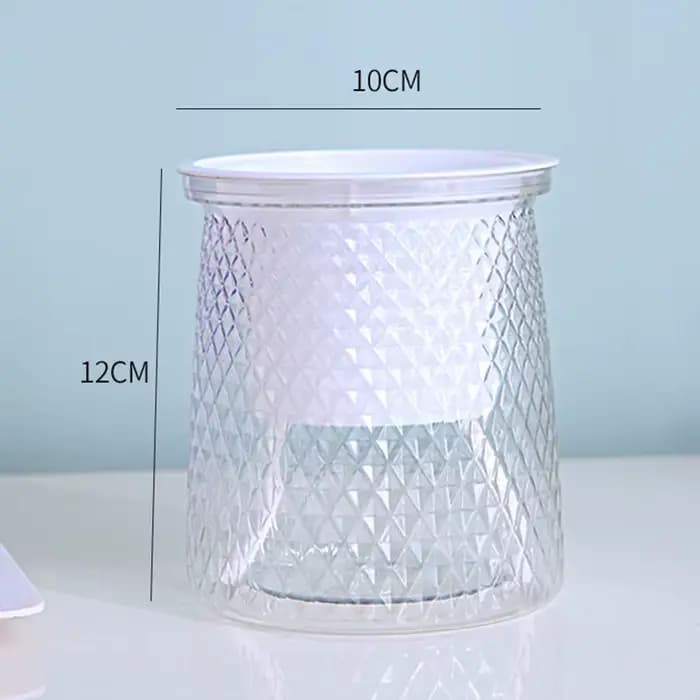 Pot de plantes à arrosage automatique en plastique Transparent Double couche, Vase de fleurs, Pot hy