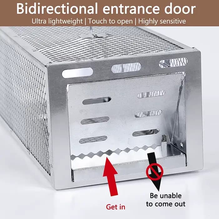 Piège à souris multi-catch pour rongeurs, Cage antiparasitaire pour tous les souris et les rats, peu