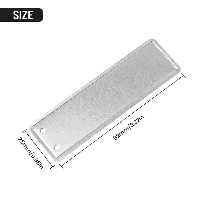 Étiquettes métalliques Double face en aluminium pour plantes, étiquette d'identification d'arbre, fi