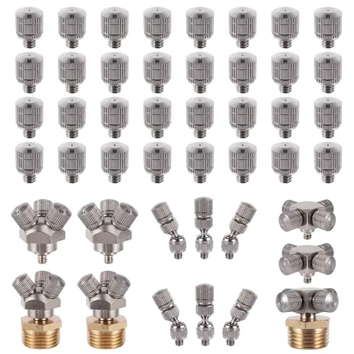 Buse de brumisation basse pression en acier inoxydable 303, 0.3/0.4/0.5mm, pulvérisateur d'irrigatio