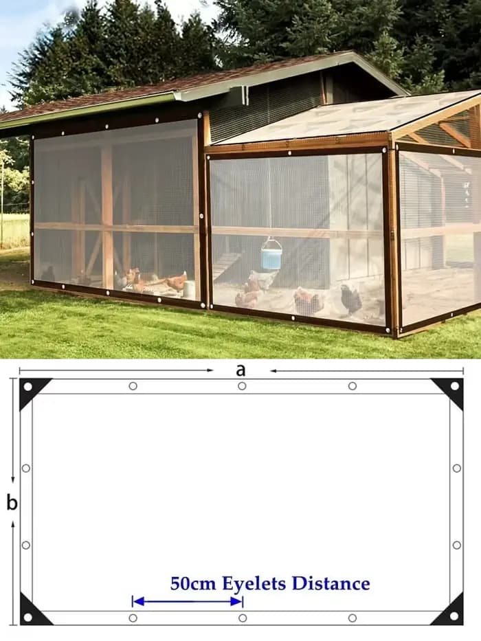 Film plastique Transparent imperméable à la pluie, bâche imperméable pour l'extérieur, terrasse, pla
