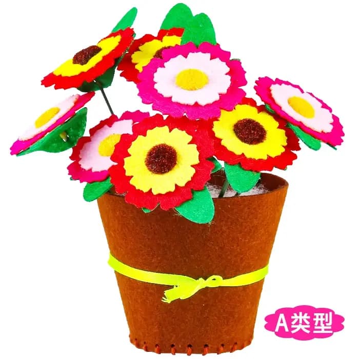 Pot de fleur artisanat jouets pour enfants enfants bricolage plante en Pot maternelle apprentissage