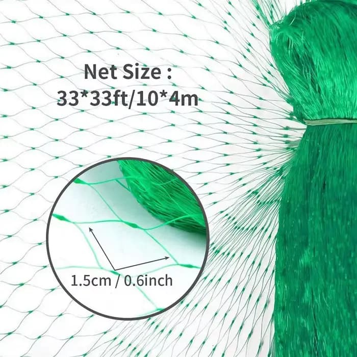 Filet de Protection anti-oiseaux vert, filet pour plantes de jardin, protège les plantes et les arbr