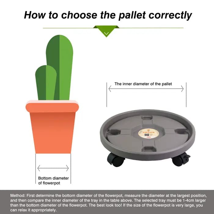 Support de Pot de fleur, soucoupe de plante, support rond pour plantes en Pot, plateau de Pot de fle