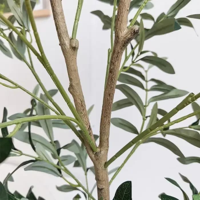 Branche d'olivier artificielle de 120-180 cm sans pot