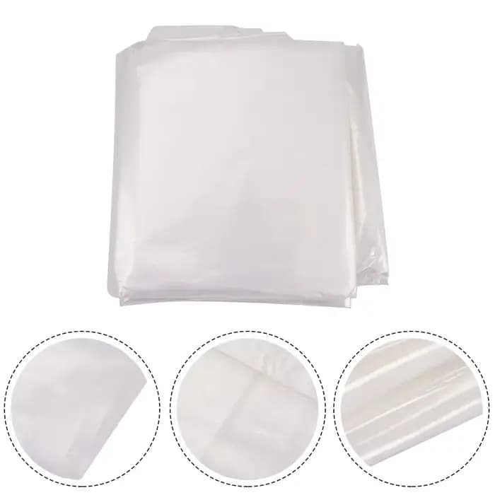 Protection contre le froid pour plantes, feuille de plastique transparent en polyéthylène, couverture de jardin pour serre, protège du vent et des imperfections