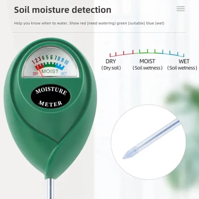 Humidimètre du sol, Test d'arrosage des plantes, moniteur d'humidité du sol, détecteur, hygromètre, Test de fleurs, outil de mesure du jardinage domestique